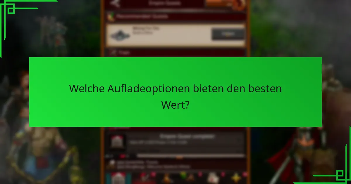 Welche Aufladeoptionen bieten den besten Wert?